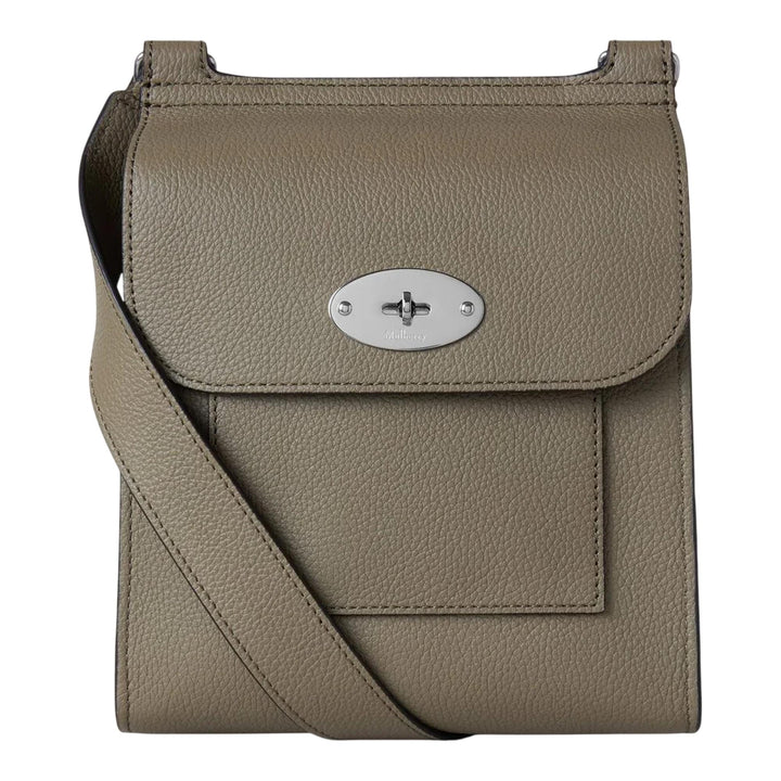 Club21 - Mulberry - Small Antony Linen Green Small Classic Grain - MESSENGER - Green
