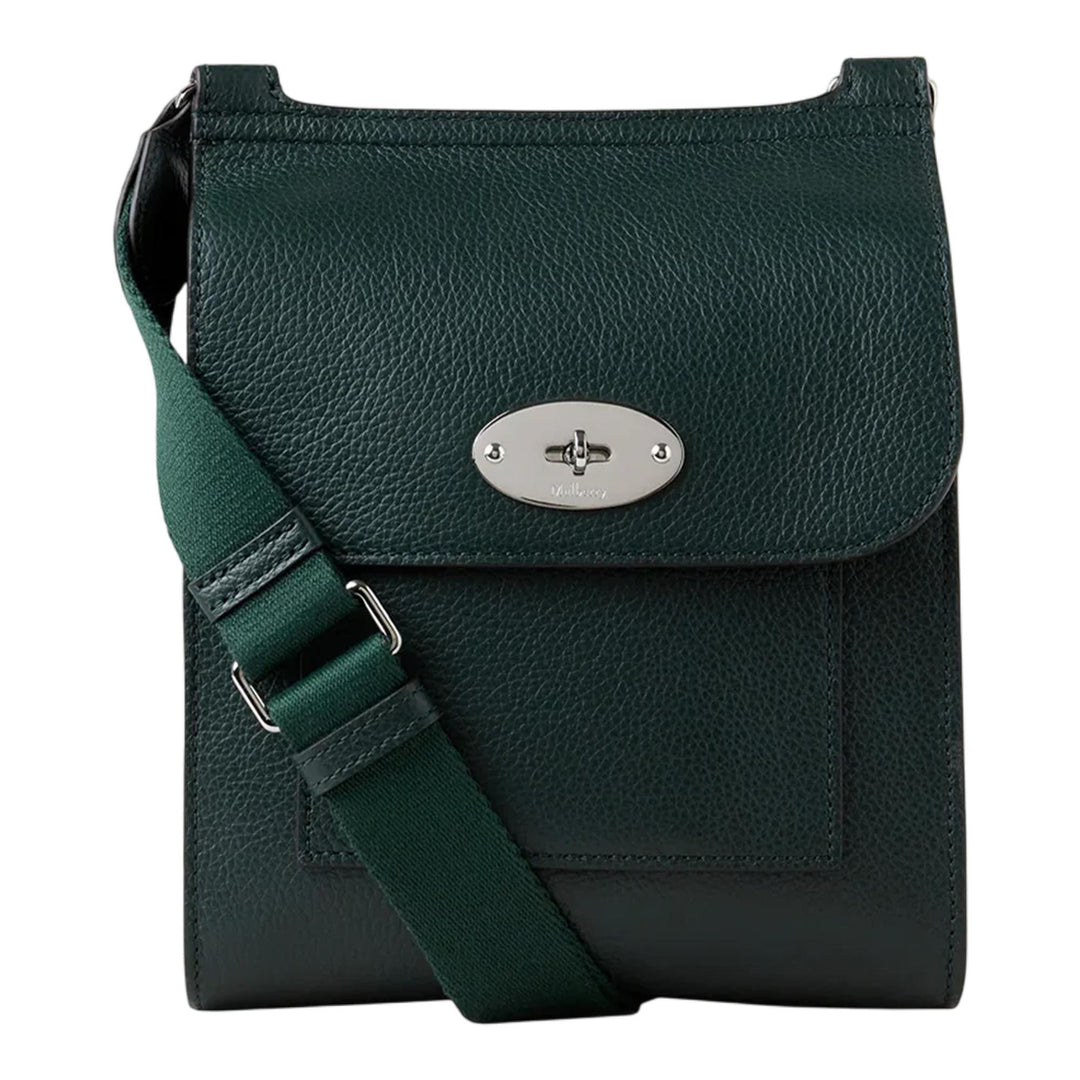 Club21 - Mulberry - Small Antony Mulberry Green Small Classic Grain Leather - SMALL CROSS BODY - Mulberry Green