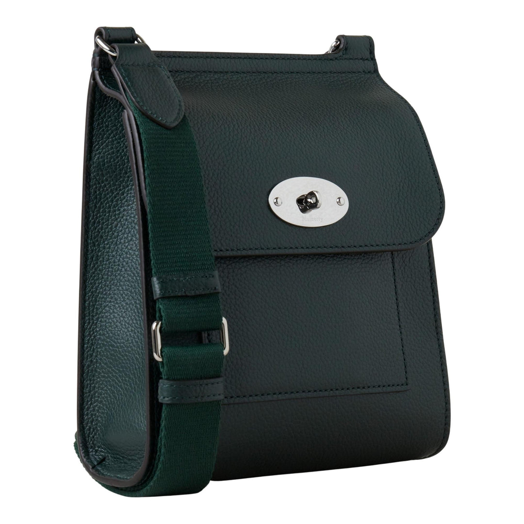 Club21 - Mulberry - Small Antony Mulberry Green Small Classic Grain Leather - SMALL CROSS BODY - Mulberry Green