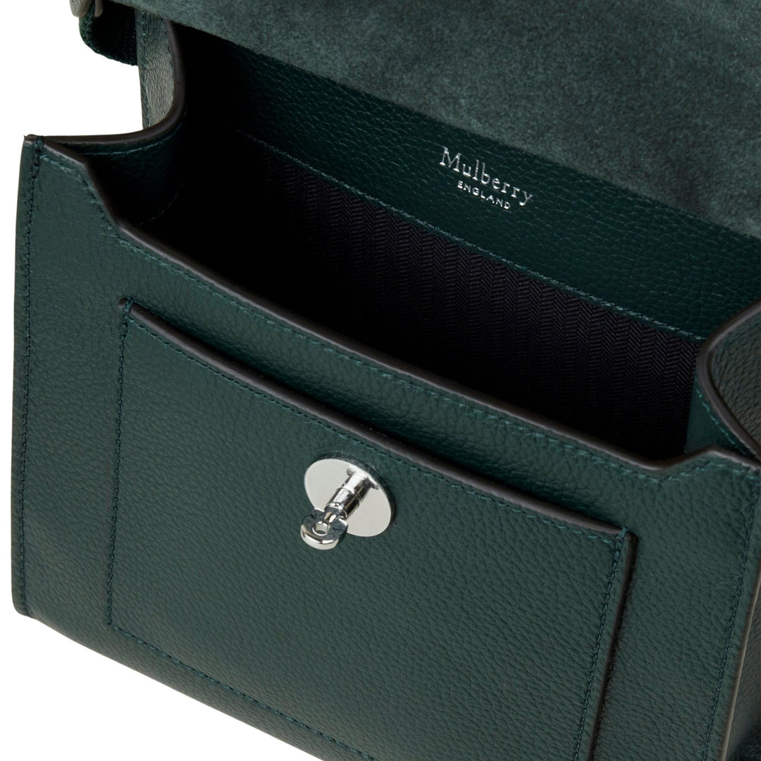 Club21 - Mulberry - Small Antony Mulberry Green Small Classic Grain Leather - SMALL CROSS BODY - Mulberry Green