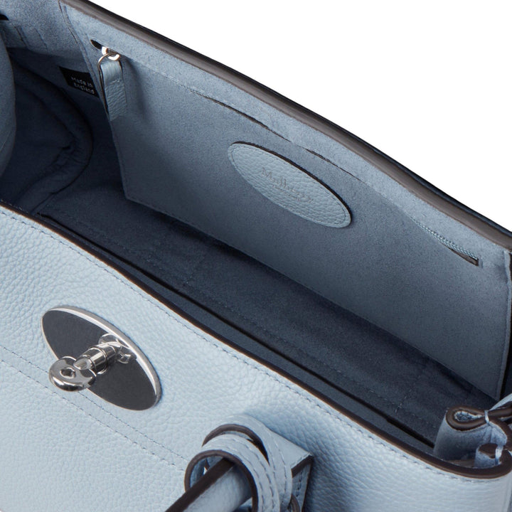 Club21 - Mulberry - Small Bayswater Satchel Small Classic Grain - HANDBAGS - Greyish Blue