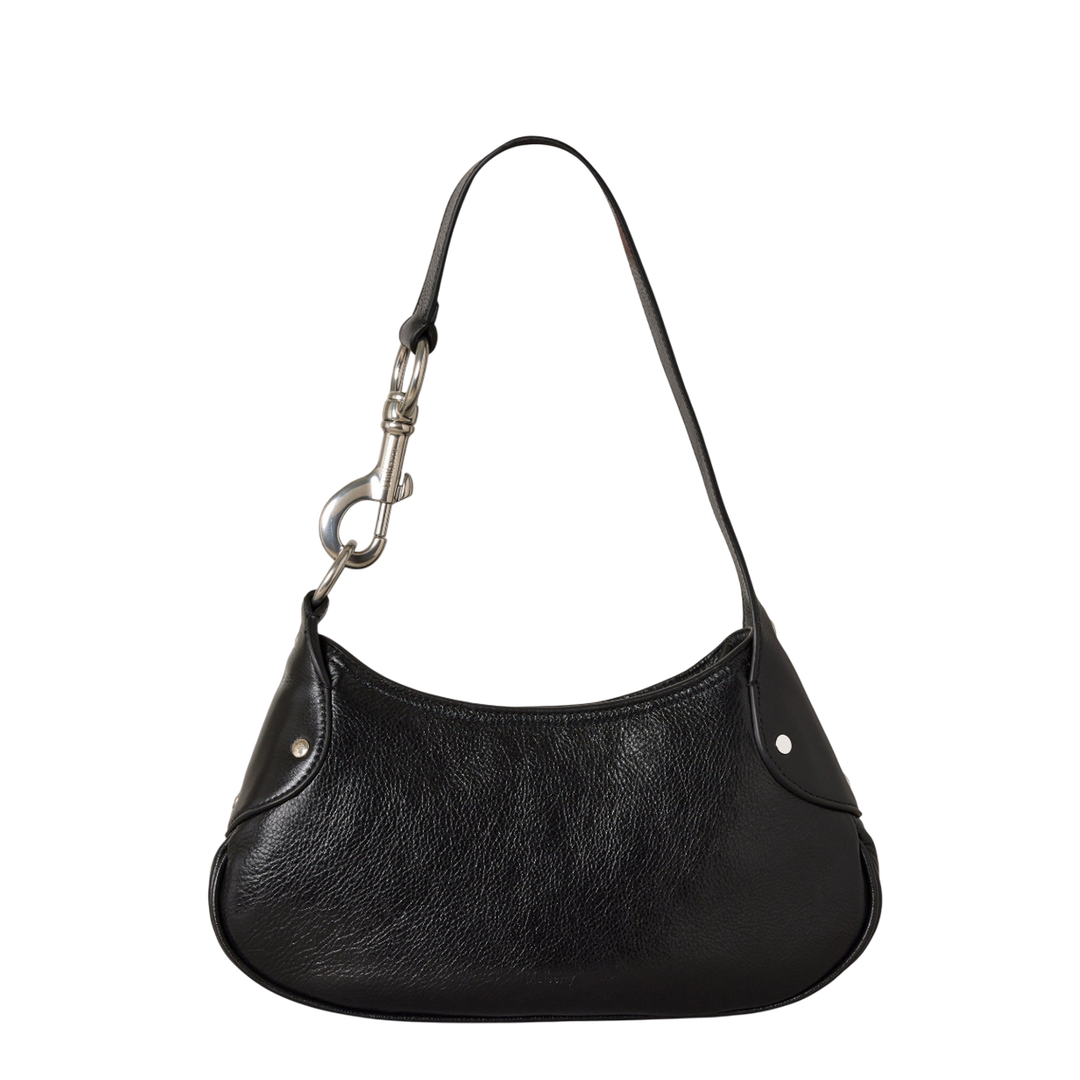 Small Hackney Shoulder Bag High Shine Leather