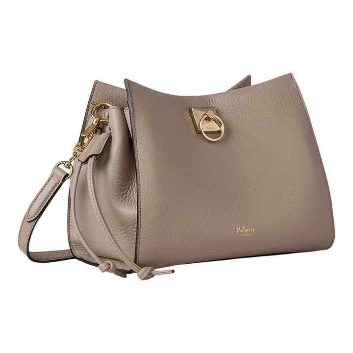 Club21 - Mulberry - Small Iris Cashmere Taupe Heavy Grain - HANDBAGS - Green