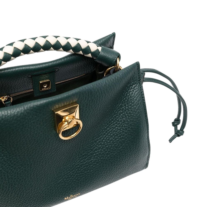 Mulberry Small Iris Heavy Grain Green 4