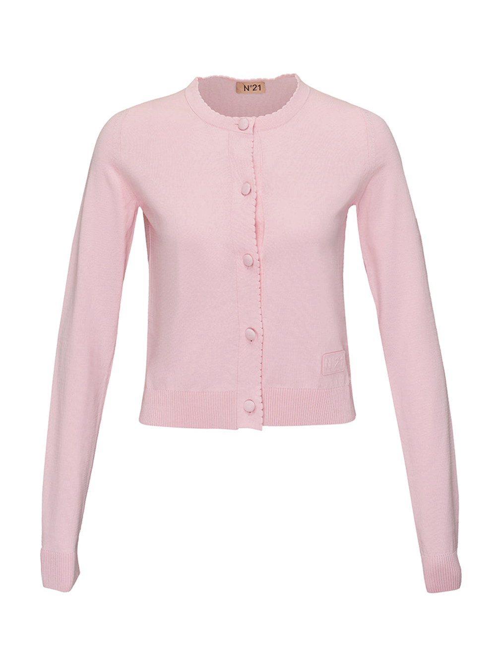  N21_JerseyCardigan_Pink