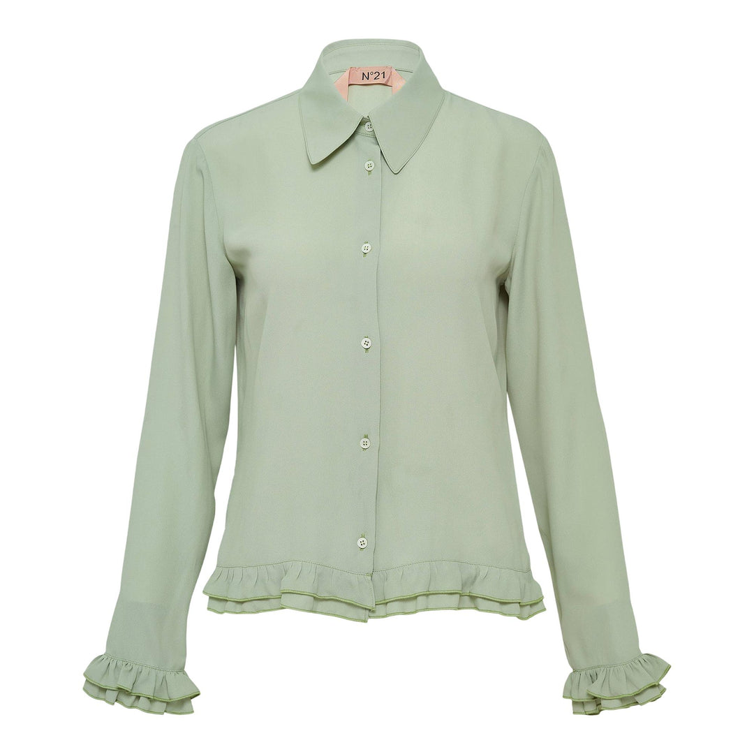 Club21 - N21 - Knit Top - BLOUSES - Green