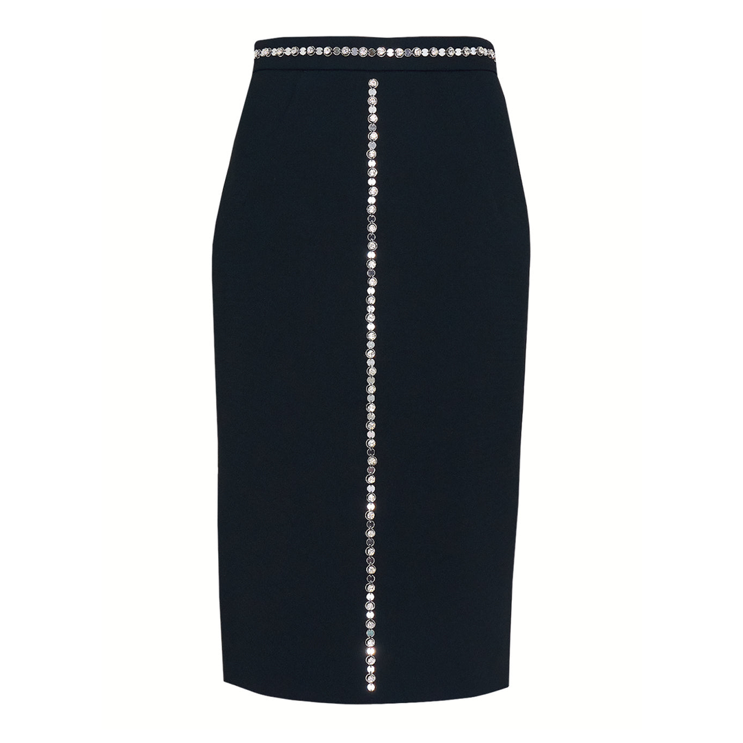 Sequins Trim Skirt