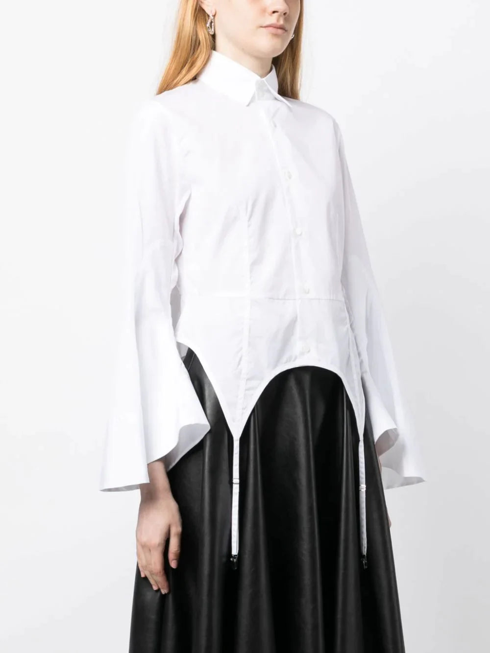 Noir-Kei-Ninomiya-Flared-Sleeve-Blouse-White-3