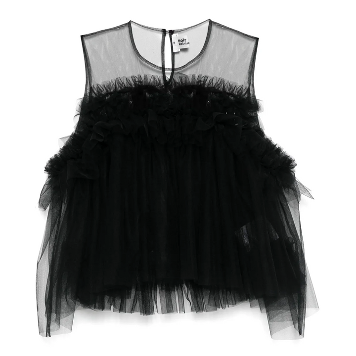 Nylon Tulle Blouse