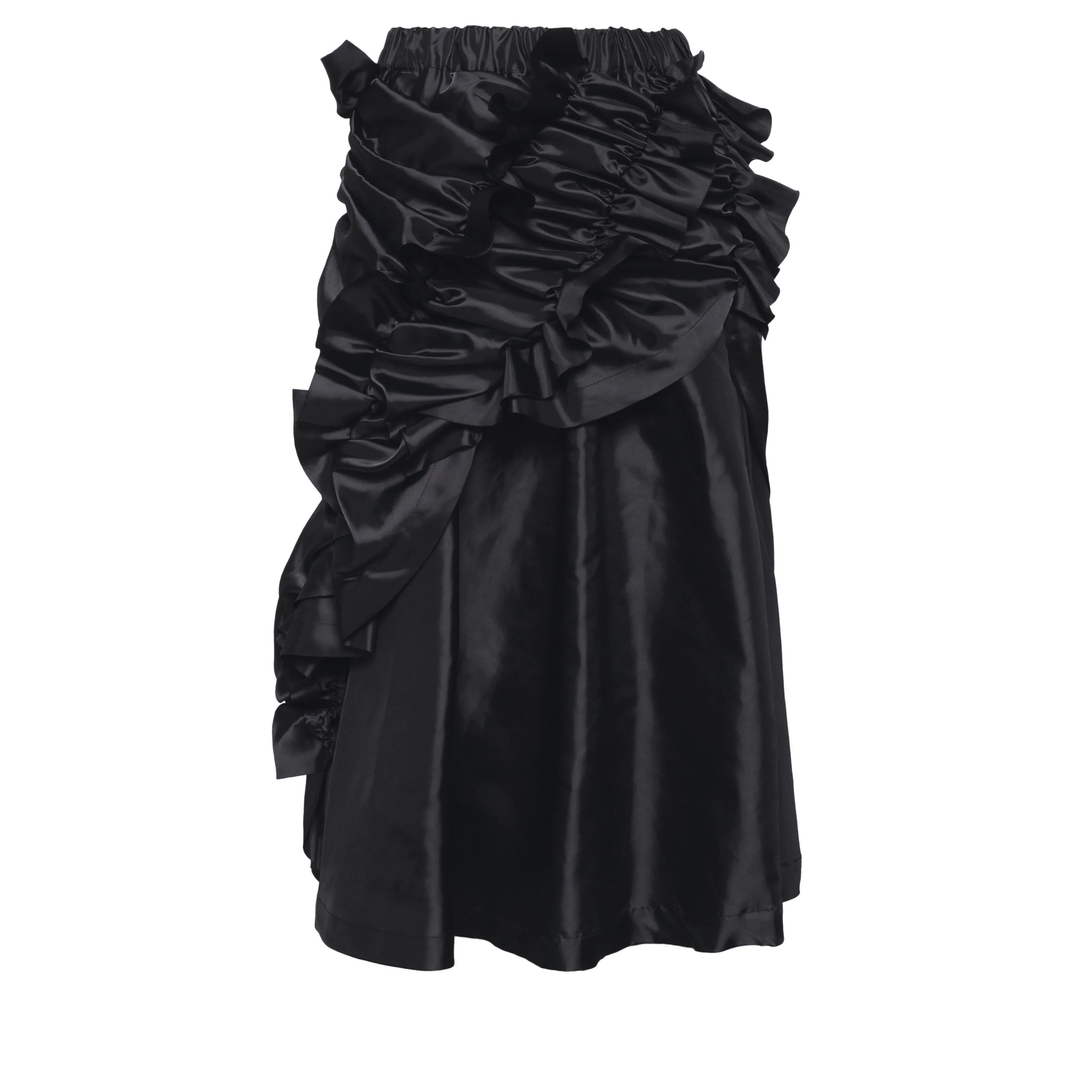 Noir_Kei_Ninomiya_Polyester_Twill_Skirt_Black