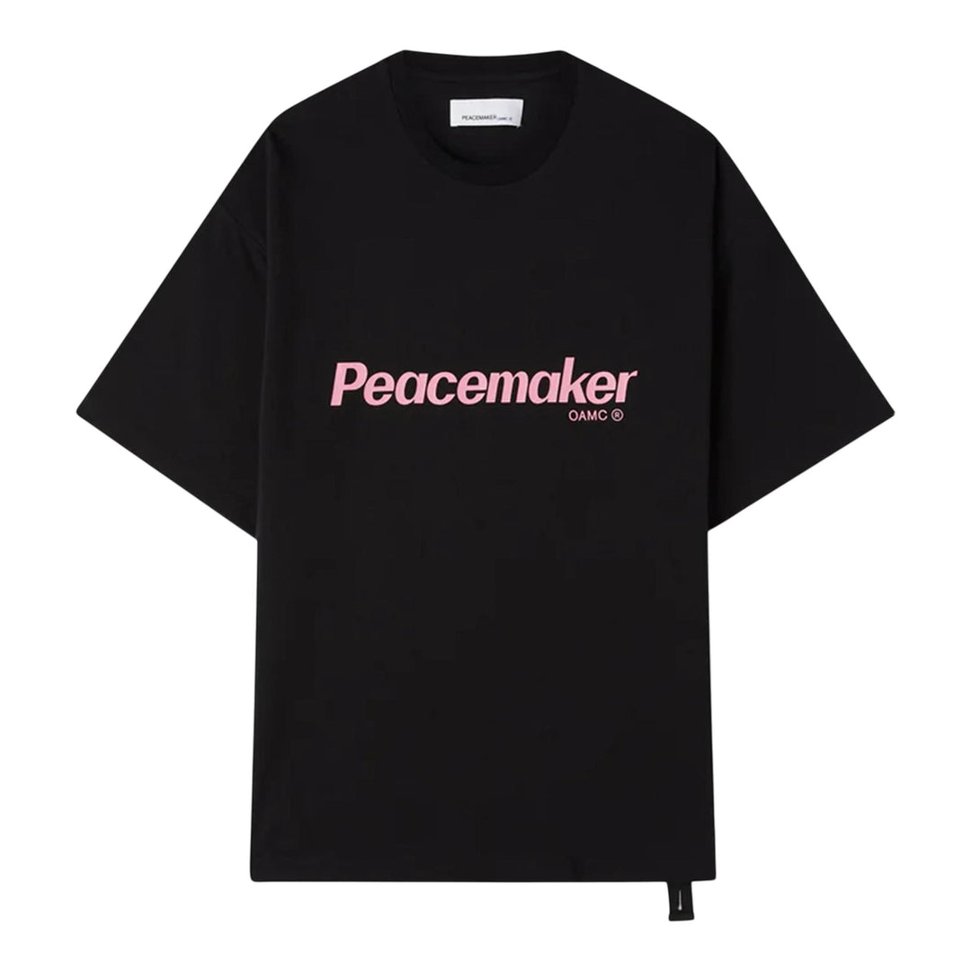 Club21 - OAMC Peacemaker - Peacemaker Flower Short Sleeve T-Shirt - TEES - Black