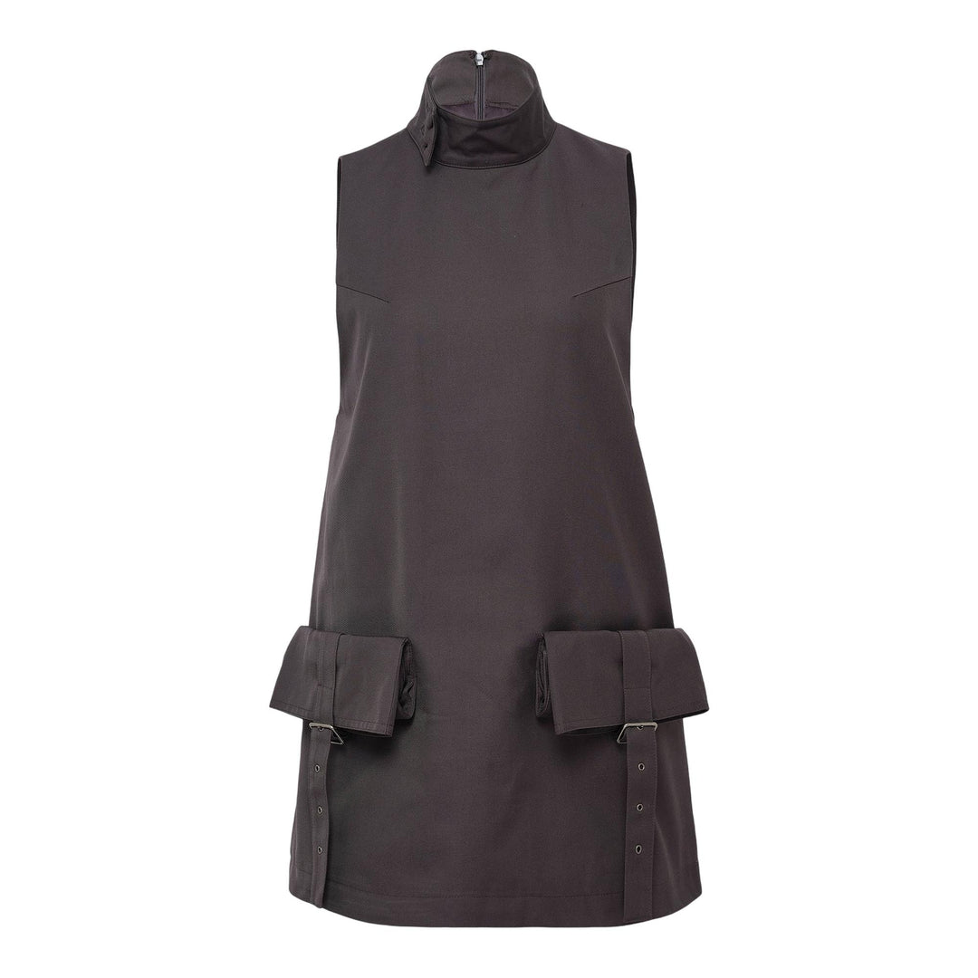 Club21 - OPEN YY - Cargo Pocket Mini Dress - WOVEN DRESSES - Charcoal