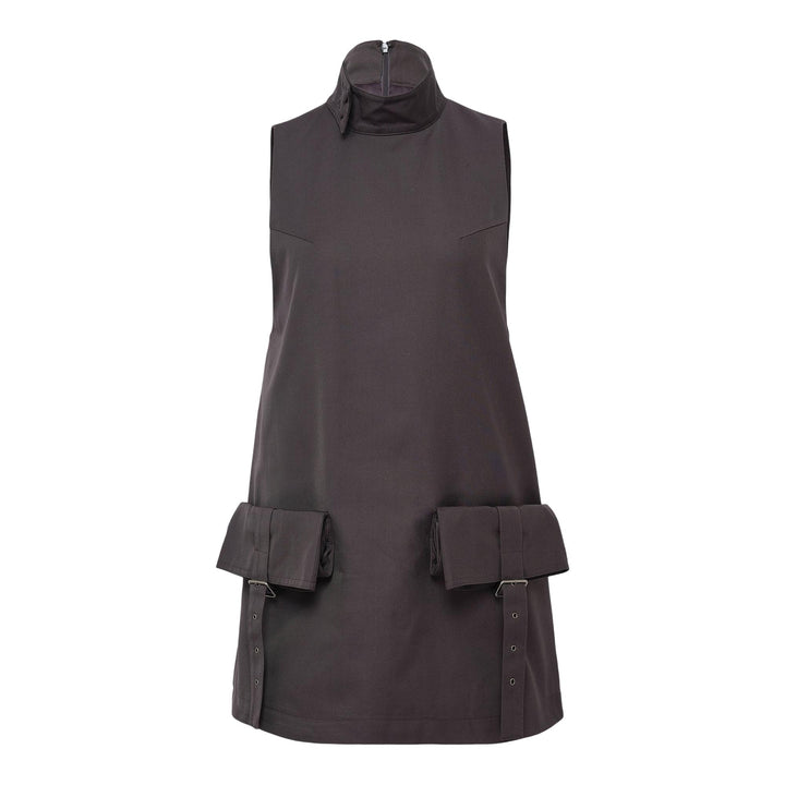 Club21 - OPEN YY - Cargo Pocket Mini Dress - WOVEN DRESSES - Charcoal