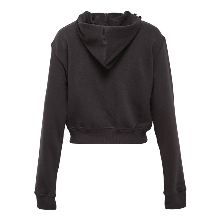 Club21 - OPEN YY - Ruffle Hoodie - SWEATERS - Charcoal