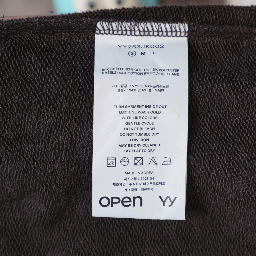 Club21 - OPEN YY - Ruffle Hoodie - SWEATERS - Charcoal