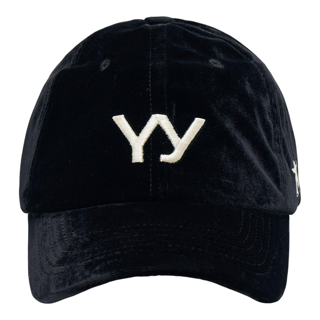 Club21 - OPEN YY - Velvet Ball Cap - HATS - Black