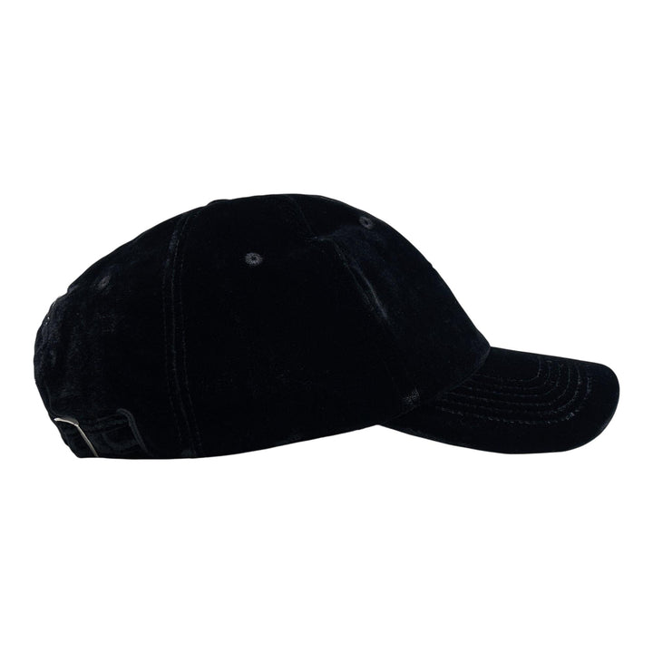 Club21 - OPEN YY - Velvet Ball Cap - HATS - Black
