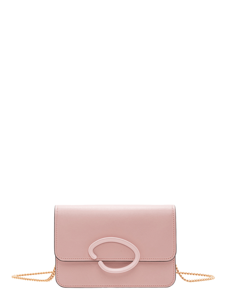 Oscar-de-la-Renta-Pochette-Calf-Bag-Pink-1