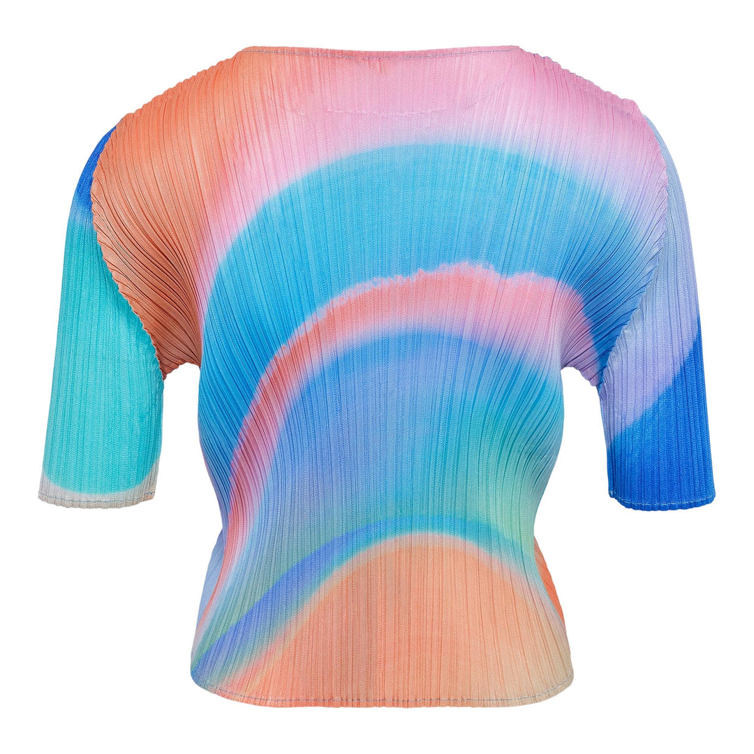 Club21 - PLEATS PLEASE ISSEY MIYAKE - Groove Cardigan - PLEATED CARDIGANS - Blue