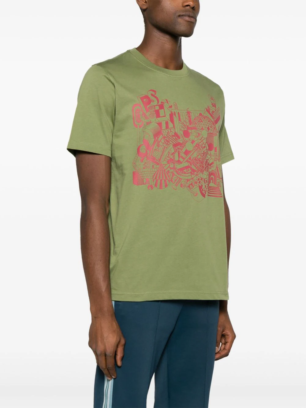 PS-Paul-Smith-Mens-Regular-Fit-T-Shirt-Green-3