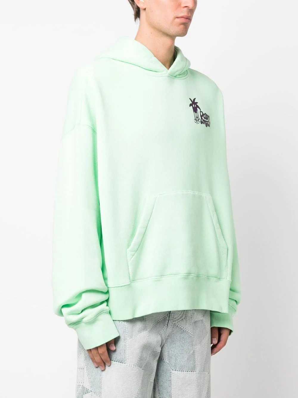 Palm-Angels-Douby-Classic-Hoody-Sweatshirt-Green-4