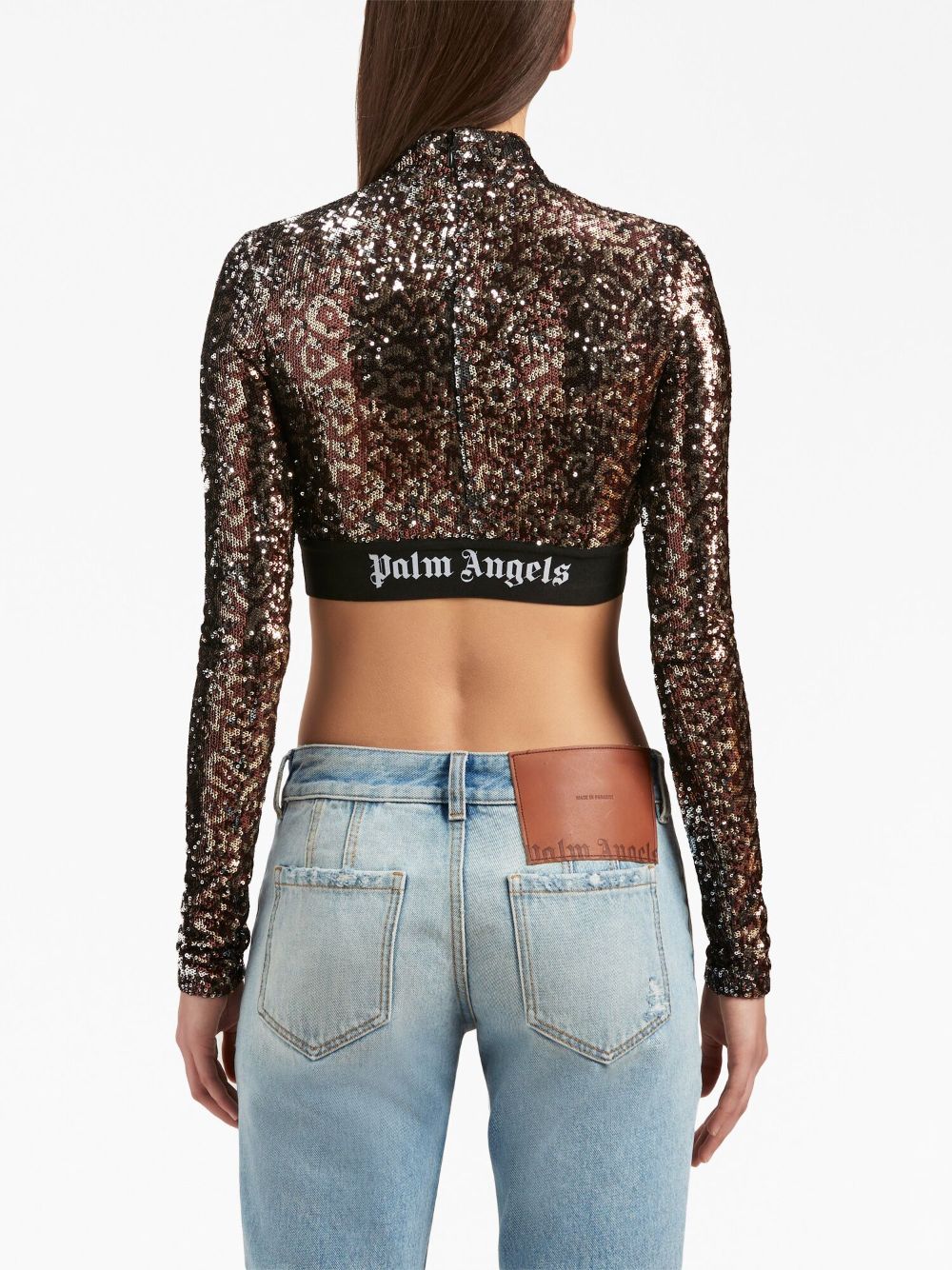 Palm-Angels-Logo-Tape-Sequins-Long-Sleeve-Top-Brown-5