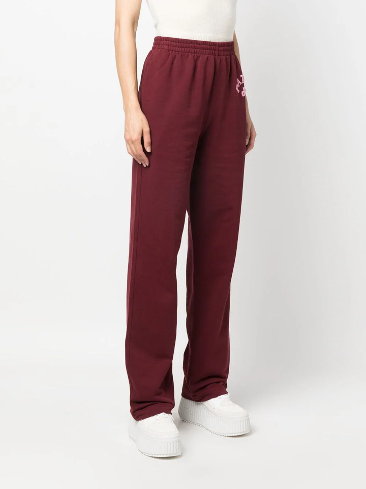 Patou-Air-Bouclette-High-Rise-Pants-Burgundy-3