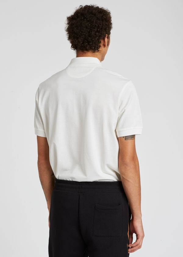 Paul Smith Mens Placket Polo White 2