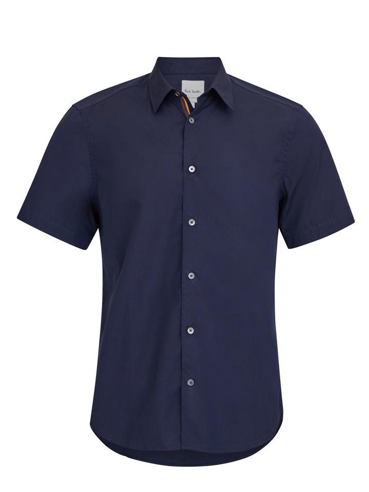 Paul Smith Mens Slim Fit Shirt Navy 1