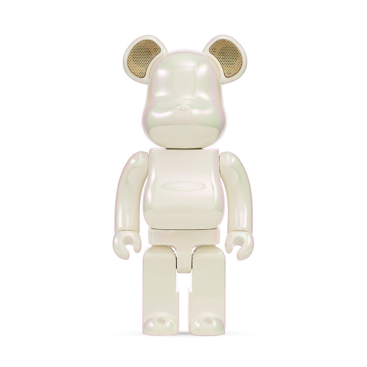 BE@RBRICK AUDIO 400% Portable Bluetooth® Speaker Iridescent Collection Pearl Mirage