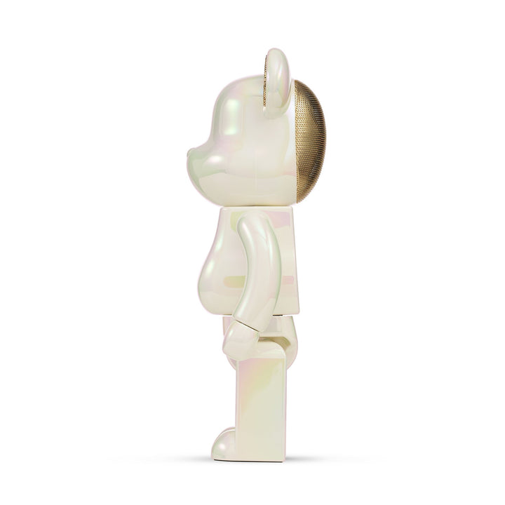 BE@RBRICK AUDIO 400% Portable Bluetooth® Speaker Iridescent Collection Pearl Mirage