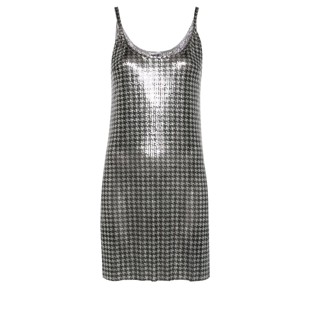 Rabanne_Robe_Short_Dress-Silver