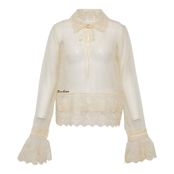 Club21 - Renli Su - Silk Tulle Skirt - WOVEN TOPS - Off-White