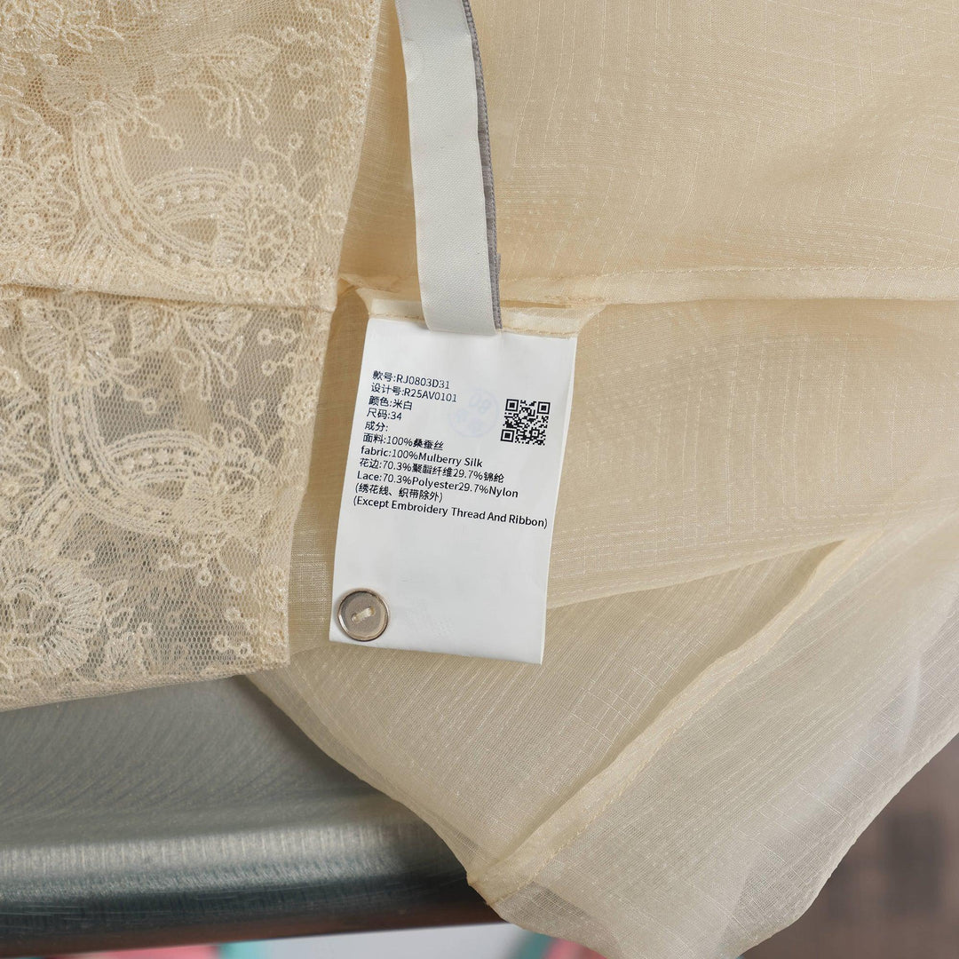 Club21 - Renli Su - Silk Tulle Skirt - WOVEN TOPS - Off-White