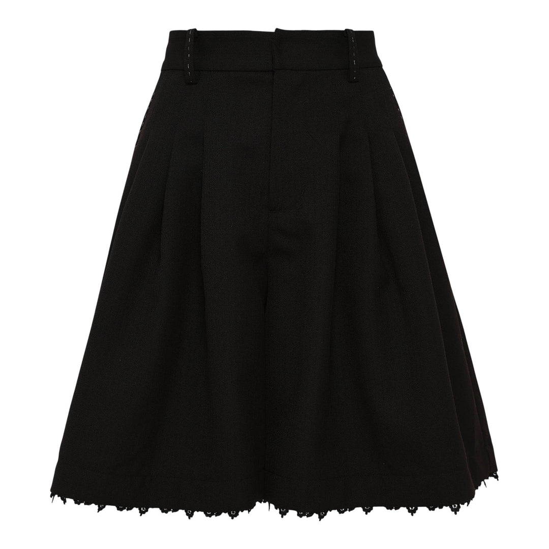 Club21 - Renli Su - Wool Boxy Cropped Coat - SHORTS - Black