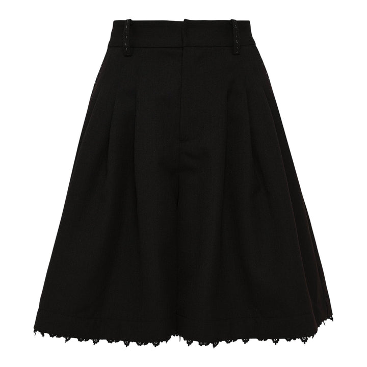 Club21 - Renli Su - Wool Boxy Cropped Coat - SHORTS - Black