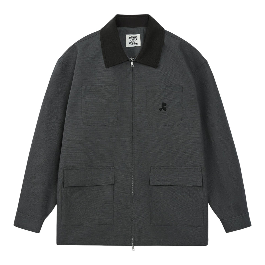Club21 - Rest&Recreation - Cotton Work Jacket - BLOUSON - Charcoal
