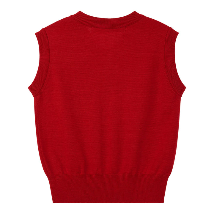 Club21 - Rest&Recreation - Double Line Knit Vest - KNIT TOPS - Red