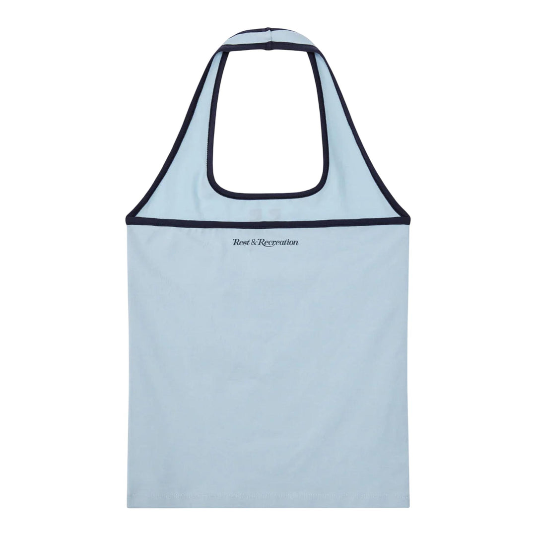 Club21 - Rest&Recreation - Halter Neck Sleeveless Top - TANK TOPS - Light Blue