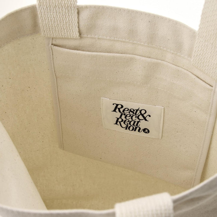 Club21 - Rest&Recreation - Logo Cotton Eco Bag - HANDBAGS - Off-White