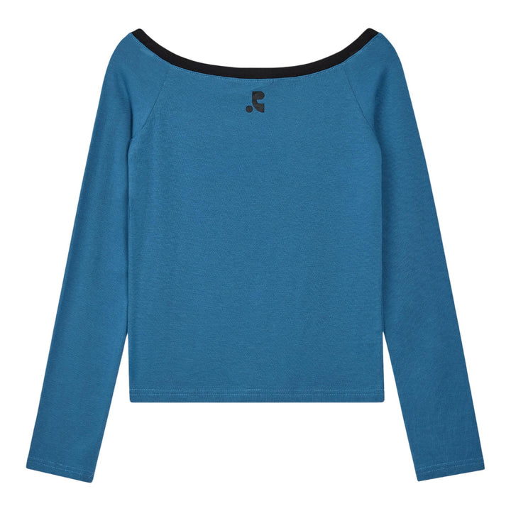 Club21 - Rest&Recreation - Off-Shoulder Top - BLOUSES - Blue