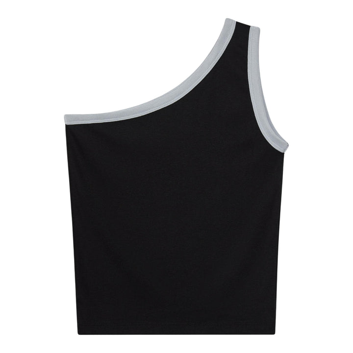 Club21 - Rest&Recreation - One Shoulder Sleeveless Top - TANK TOPS - Black