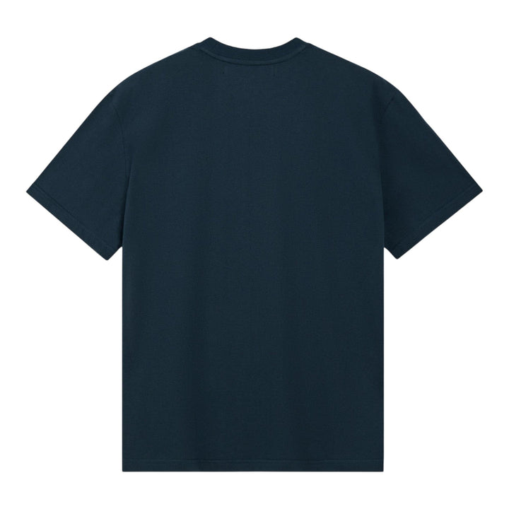 Club21 - Rest&Recreation - Oversized Wave Logo T-Shirt - TEES - Navy