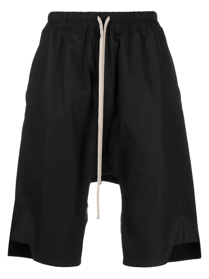 Rick-Owens-Basket-Swingers-Heavy-Cotton-Shorts-Black-1