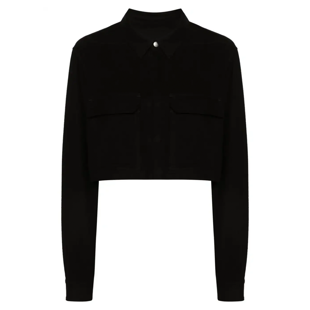 Cropped Outershirt Black