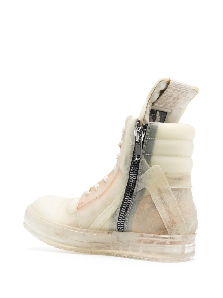 Rick Owens Geo basket Sneakers Natural 3