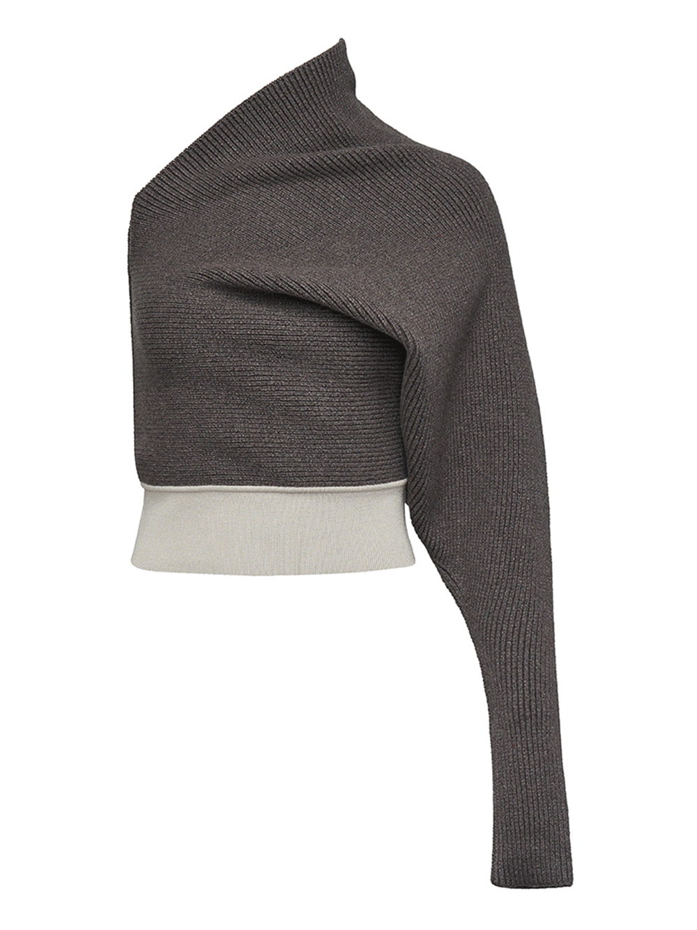 Rick-Owens-Maglia-One-Sleeve-Top-Dark-Brown-1