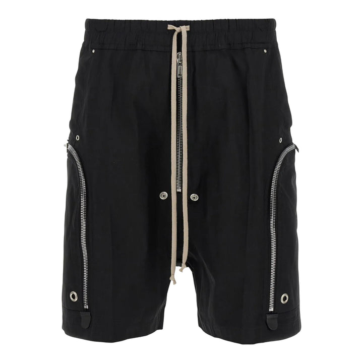 Club21 - Rick Owens - Bauhaus Bela Heavy Cotton Poplin - SHORTS - Black