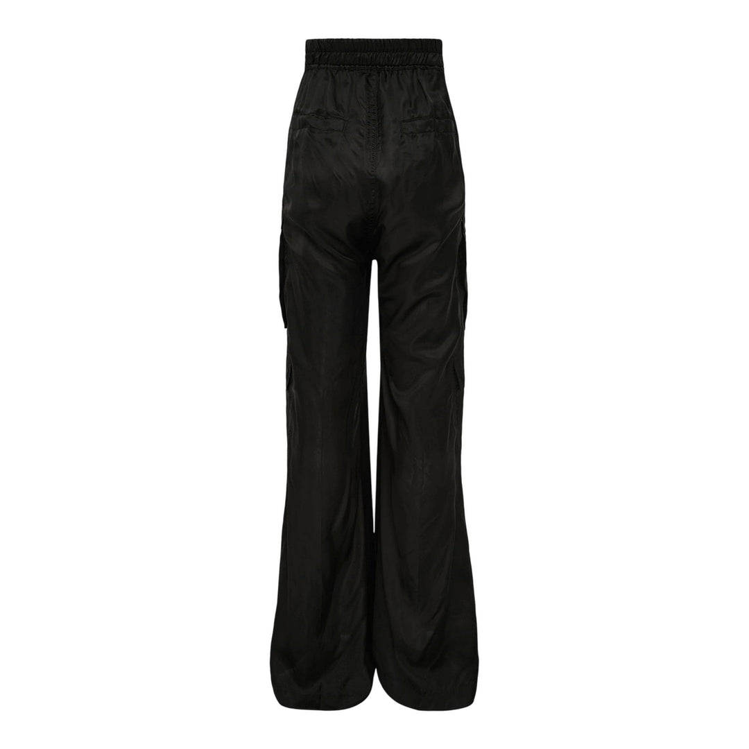 Club21 - Rick Owens - Cargobelas Cupro Twill Pants - PANTS - Black