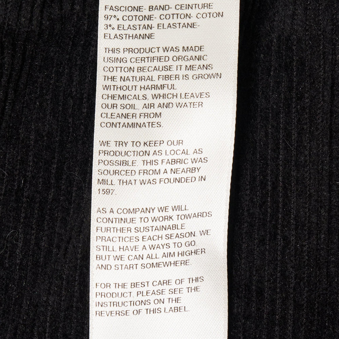 Club21 - Rick Owens - Cargobelas Linen Corduroy Pants - PANTS - Black